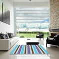 thumbnail image 7 of Ahgly Company Machine Washable Indoor Square Transitional French Lilac Purple Area Rugs, 7' Square, 7 of 7