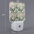 thumbnail image 2 of Naloa Palm Trees and Tropical Night Lights Plug into Wall, Dusk to Dawn Sensor Warm White Led Night Light 0.5W, Nightlight suit for Adults, Bedroom, Bathroom, Hallway, Kitchen, 2 of 5