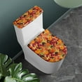 thumbnail image 3 of HELLHERO Maple Pumpkin Fashion Toilet Top Cover Set Soft Fits All Toilet Shapes for Bathroom, 3 of 8