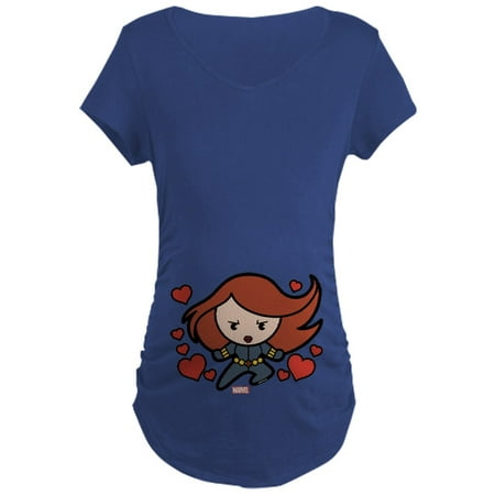 

CafePress - Black Widow Hearts Maternity Dark T Shirt - Maternity Dark T-Shirt