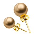 thumbnail image 1 of SHENSS-pendientes de plata de ley 925 para mujer, aretes con forma de concha y Perla, de 3mm a 12mm, de estilo clásico, 1 of 4