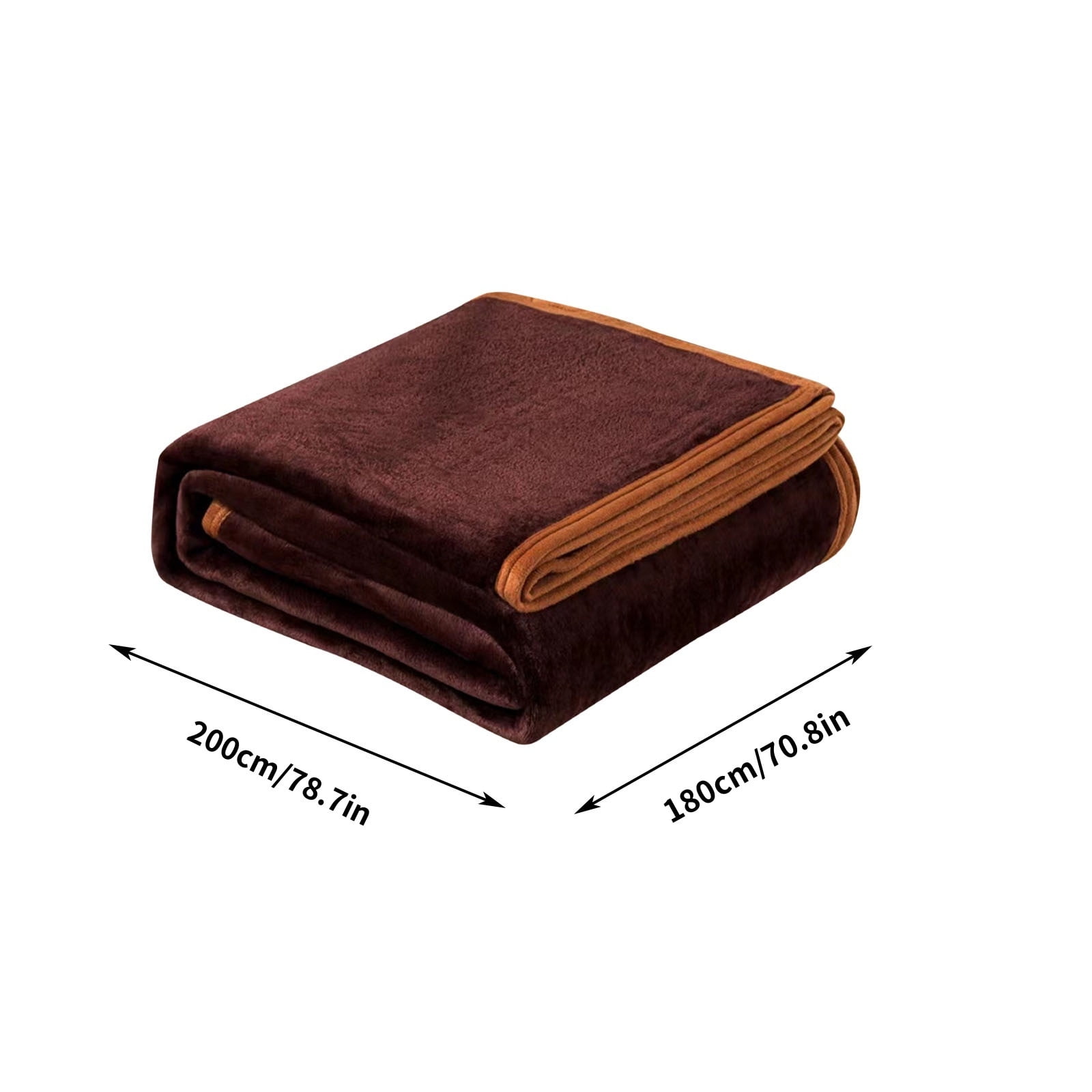 FAMTKT Throw Blanket for Couch Super Soft Warm Solid Warm Micro Plush Fleece Blanket Throw Rug Sofa Bedding 70.86x78.74in Throw Blanket