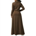 thumbnail image 2 of Large Size Long-Sleeved Turtleneck Autumn And Winter Cross-Border Long Bottoming Dress, 2 of 2