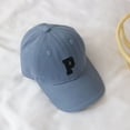 thumbnail image 2 of Summer Children‘s Hat Korean Version Simple Fashion Versatile Letter Cap Baseball Casual Solid Hat Black, 2 of 5