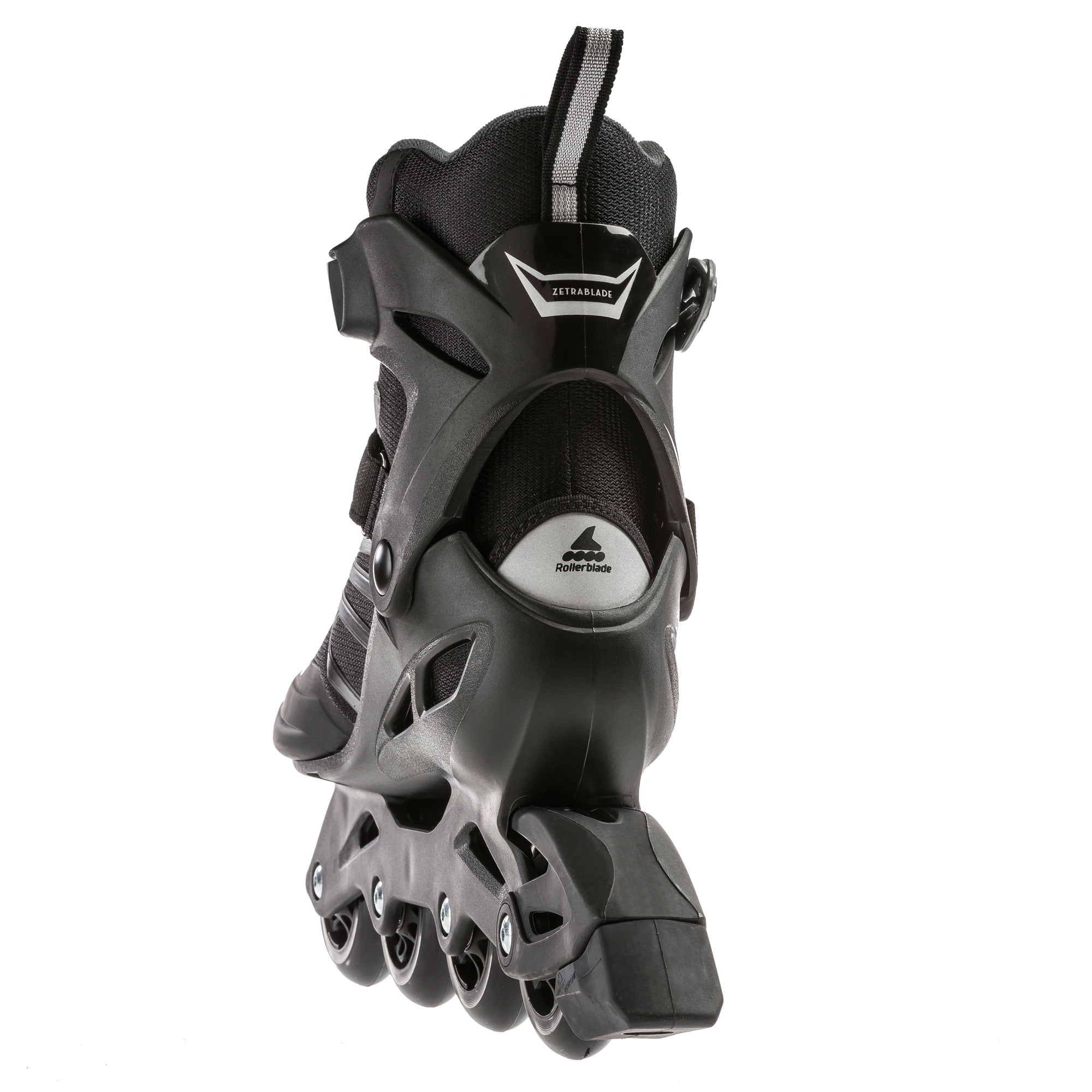Rollerblade Zetrablade Mens Adult Fitness Inline Skate, Size 11, Black, Silver
