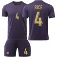 thumbnail image 1 of European Cup Final England Declan Rice 4 Ensemble de Maillot de Football European Cup pour Enfants 2024 28, 1 of 2