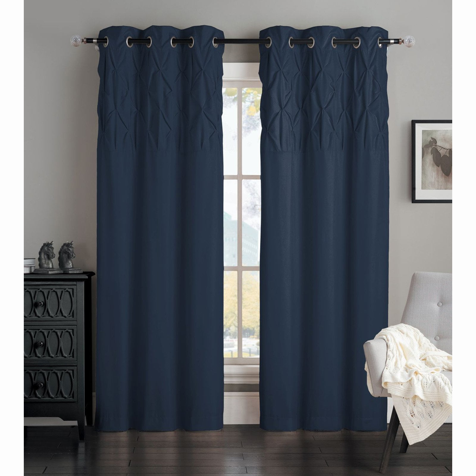 Avondale Manor Ella Lined Curtain Panel Pair