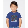 thumbnail image 2 of Wild Bobby 1 2 3 4 100 Days of School Colorful Counting, 100 Days of School 2024 2025 Design for Kids Youth Boys Girls School Toddler Crew Graphic T-Shirt, 2 of 6
