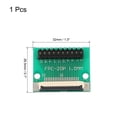 thumbnail image 2 of Placa de conector FFC FPC Uxcell de 20 pines, adaptador de agujas rectas de doble fila de 1 mm a 2.54 mm, placa convertidora PCB para TV LCD, cámara digital, laptop, 2 of 5
