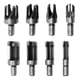 thumbnail image 1 of 8pcs Carbon Steel Wood Plug Cutter Set,1/4 3/8 1/2 5/8 Barrel Cork Tenon Hole Saw Cutting Tool-QJWL, 1 of 5