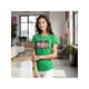 thumbnail image 2 of Playera Blusa Mama Mamá Fieramente Increíble – Estilo Animal Print con Actitud Color Verde Talla Grande Marca Emil SaEs, 2 of 4