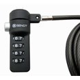 thumbnail image 4 of Sendt Black Notebook/Laptop Combination Lock Security Cable, 4 of 4