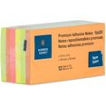 thumbnail image 1 of Business Source Notes Adhésives - 3 x 3 Pouces - Lot de 12 Tampons de 100, 1 of 4