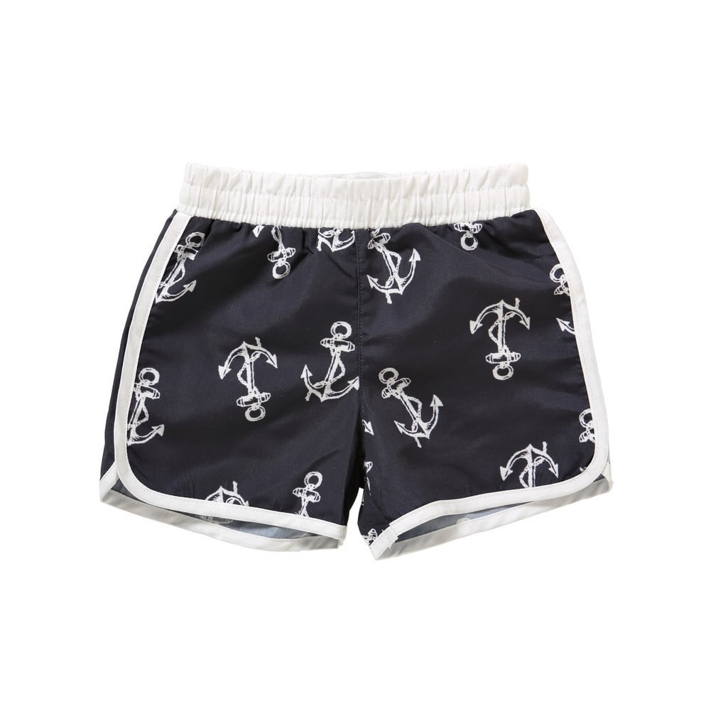 Rockin' Baby - Little Boys Navy Anchor Nautical Print