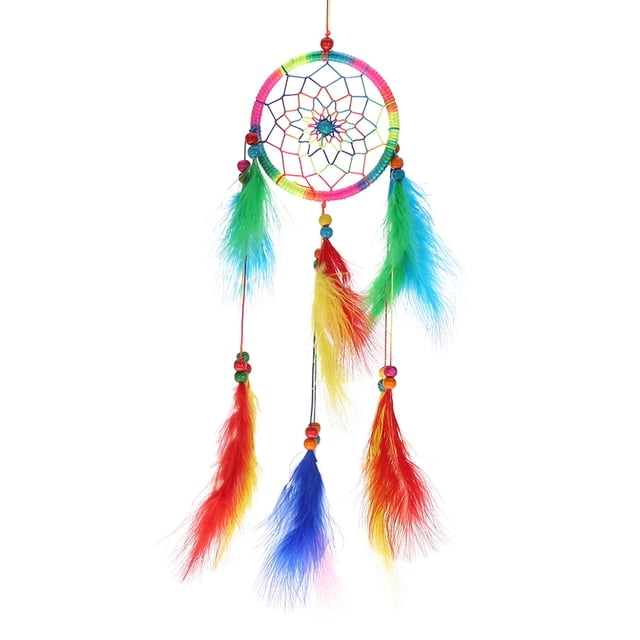 Kit de atrapasueños DIY ANGGREK Mini atrapasueños Negro Blanco Multicolor 1 ud