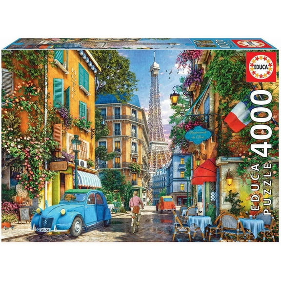 4000 Piece The Old Streets of Paris Jigsaw Puzzle by Educa Borras