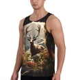 thumbnail image 2 of Salouo Enchanted Deer In Cave for Men's Tank Tops,Sleeveless Muscle Shirts for Men Quick Dry Workout Tank Top Gym Muscle Tee Fitness Bodybuilding Sleeveless T Shirt-XX-Large, 2 of 7