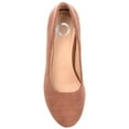 thumbnail image 5 of Journee Womens Fai Round Toe Mid Block Heel Pumps, 5 of 10