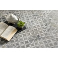 thumbnail image 4 of Rug Branch Aurelia 7 Pieds x 10 Pieds (6 Pieds6 Pouces x 9 Pieds6 Pouces) Gris/rouge Géométrique Usé Tapis d'Intérieur pour Aire, Contemporain, Poil Moyen, Tapis Résistant aux Taches - Salon, Chambre, Salle à Manger et Cuisine, 4 of 7