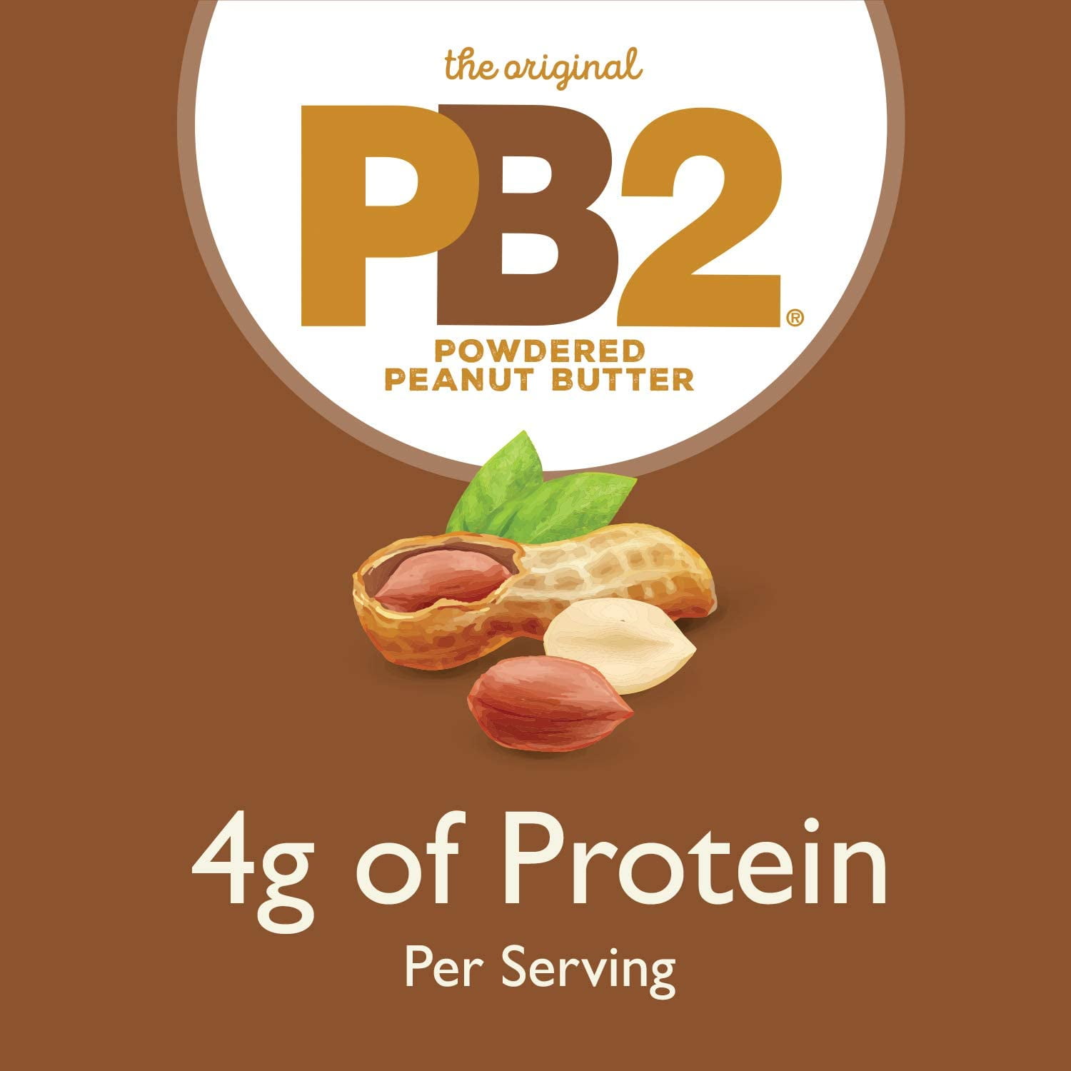 (6 pack) PB2 Powdered Peanut Butter with Chocolate - 6.5 oz