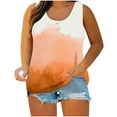 thumbnail image 2 of Wzzjkit Débardeurs pour Femmes Grande Taille Tunique pour Femmes Blouse Col Rond Dentelle Décontractée Ample Été Sans Manches, 2 of 5