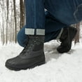 thumbnail image 6 of NORTIV8 Mens Snow Boots Insulated Waterproof Winter Boots Outdoor Comfort Warm Shoes, 6 of 7