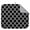 Black, variant on Quatrefoil Moroccan Pattern Dish Drying Mat for Kitchen Counter,Geometric Blue Morocco Dish Mat Drying Kitchen Mat for Sink Fridge Drawer Absorbent Dishes Drainer Mats Drying Pad 1pcs 16"x18"