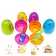 thumbnail image 4 of Easter Basket Stuffers With Finger Projector Lights, Easter Toys Gifts Bags Prizes For Kids Boys Girls, Glow In The Dark Egg Fillers Party Favors, 6 Eggs + 6 Finger Lights Set, 4 of 6