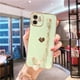 thumbnail image 1 of Funda galvanizada para pulsera de moda para iPhone 14 Pro, 13, 12 Mini, 11, X, XR, Xs, Max, SE2, 7, 8 Plus, Love Heart, parachoques Fivean unisex, 1 of 2