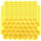 thumbnail image 1 of Bandejas reutilizable para hielos SiliBlockYellow 10Pzas Amarillo Silicón 37Cavidades Grado Alimenticio Flexible., 1 of 2