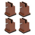 thumbnail image 1 of 4 Piezas De Muebles Ajustables Elevadores De Sofá De Servicio Pesado Con Abrazadera De Tornillo No Liso De Cama De Goma De Goma Soportes Para Protección De Piso Y Estabilidad, 1 of 7