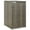 Gray, variant on vidaXL Single Wheelie Bin Shed Black 27.6"x31.5"x46.1" Poly Rattan