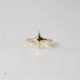 thumbnail image 2 of DBESTSTUDIOS Bold Star Ring, Four Point Star Earrings, Gold Star Finger Ring, Single Star Ring, Star Jewelry, Big Star Ring, Star Adjustable Ring, 2 of 5
