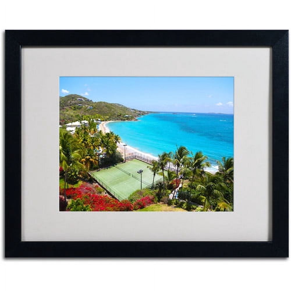 Trademark Fine Art "Virgin Islands 5" Matted Framed Art by CATeyes