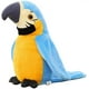 thumbnail image 1 of Loro guacamayo parlante que repite lo que dices, peluche azul, 1 of 5