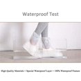 thumbnail image 3 of SHOEGIRLS Women Waterproof Shoe Covers Slip-Resistant Reusable Overshoes, White, XL, 3 of 7