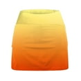 thumbnail image 4 of vigerkar Skorts for Women with Pockets Tummy Control Plus Size Skorts High Waist Athletic Sports Pants Skirt Casual Shorts Orange, 5XL, 4 of 5