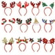 thumbnail image 3 of Decoración para fiesta de Navidad, diadema de muñeco de nieve de Papá Noel con dibujos animados, gorros elásticos, regalo de promoción para suministros de fiesta para niños, 3 of 4