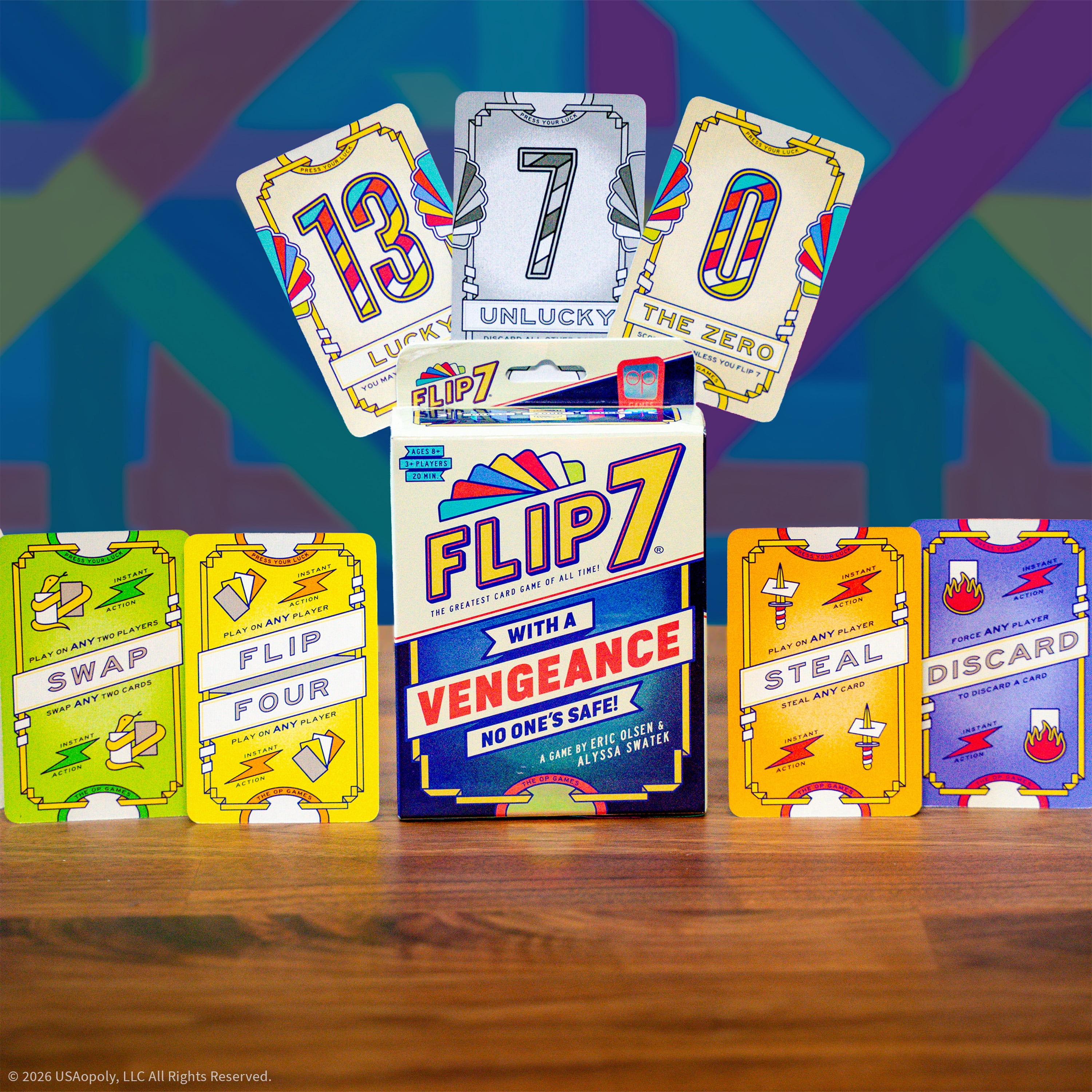 Flip 7: With a Vengeance, Addictive Press Your Luck Game, New