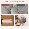 thumbnail image 5 of Baby Play Mat, Caveen Thicken Soft Cotton Baby Playmats, Foldable Anti-Slip Floor Crawling Playmat Playpen Mat for Infants and Toddlers, 50"x50", 5 of 8