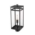 thumbnail image 2 of 596PHBR-BK-Z-Lite-Nuri - 1 Light Outdoor Post Mounted Fixture In Outdoor Style-21.5 Inches Tall and 7.5 Inches Wide, 2 of 2