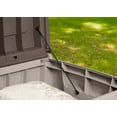 thumbnail image 3 of Keter Novel 90 Gallon Durable Resin Outdoor Deck Box Storage Organization, Brown, 3 of 7