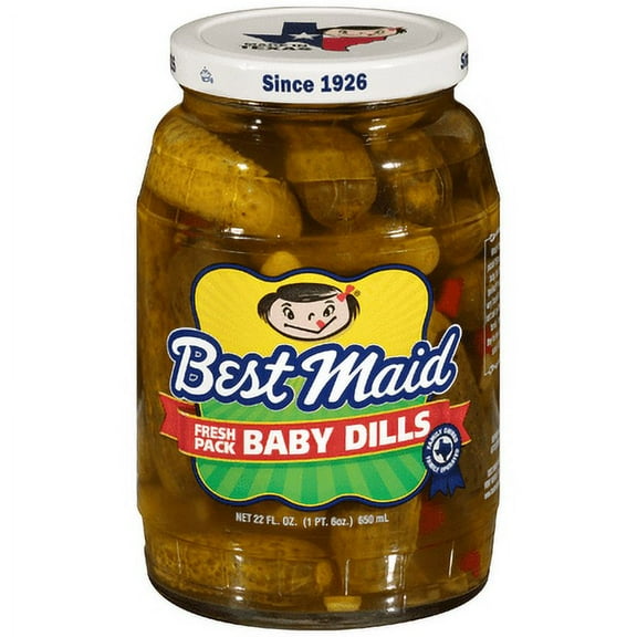 Best Maid Baby Dills 24 oz Jar No Spice