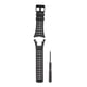 thumbnail image 2 of Accesorio para reloj, correa para reloj de pulsera, correa de reloj de goma negra, correa de reloj de goma, la mejor de su clase, 2 of 9