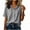 Black, variant on Cotton Tops for Women Classic Casual Short Sleeve Collared Pencil Tops - Fringe Hem for Spring Blue XXL