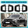 thumbnail image 4 of 4PCS Black Front Bumper Side Spoiler Trim for X253 C253 GLC, 4 of 5