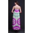 thumbnail image 2 of Bimba Robe Longue d'Été Sans Manches à Imprimé Teinture sur Nœuds Décontractée Maxi de Plage pour Femmes-TTTG, 2 of 5