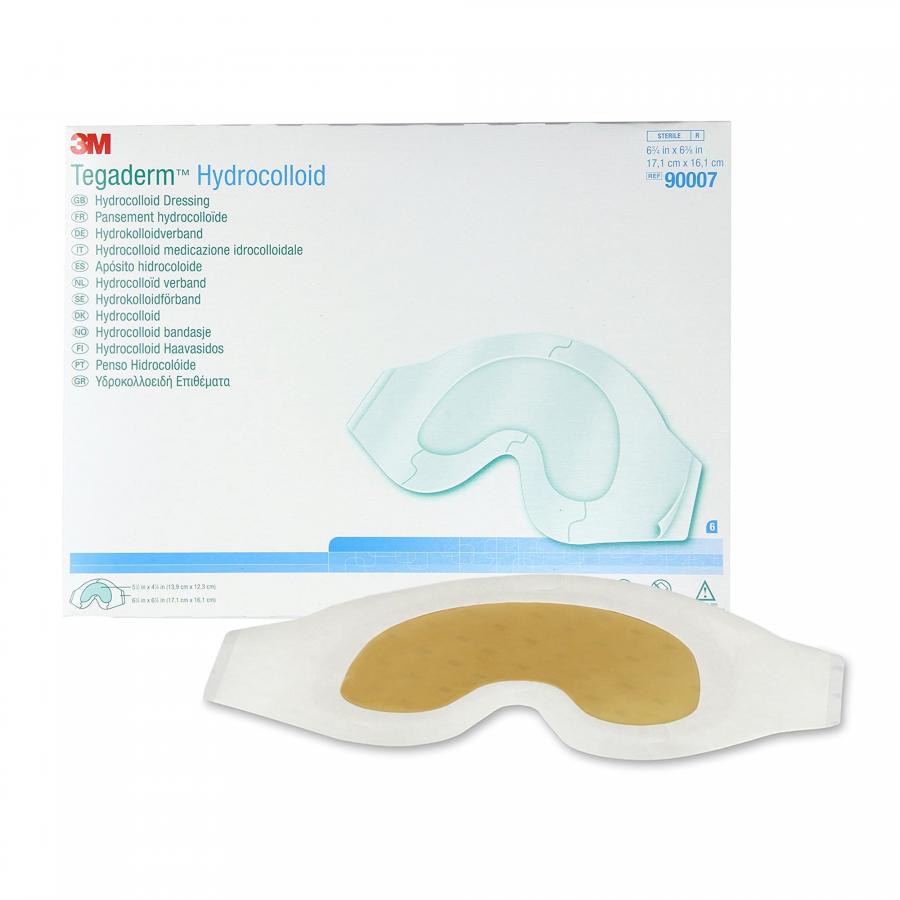 3M Tegaderm Hydrocolloid Dressing, 6.375 x 6.75 Inch, 6 Count