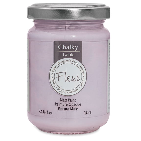 Fleur Chalky Look Paint - Sunrise Flirt, 4.4 oz jar