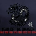 thumbnail image 3 of CafePress - Chinese New Year Of The Dragon Women's V Neck Dark - Women's V-Neck Dark T-Shirt, 3 of 4